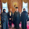 Kοζυρακη με τον Οικουμενικό Πατριάρχη κ.κ. Βαρθολομαίο