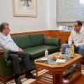 Συνάντηση Περιφερειάρχη Κρήτης με τον Δήμαρχο Ανωγείων