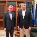 Συνάντηση Περιφερειάρχη Κρήτης με τον Περιφερειάρχη Ανατολικής Μακεδονίας και Θράκης