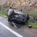 Τροχαίο στην Αγία Βαρβάρα με ελαφρύ τραυματισμό