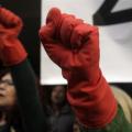 Κινητοποιήσεις των απολυμένων καθαριστριών στο υπουργείο Οικονομικών