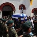 Από την κηδεία του αλεξιπτωτιστή