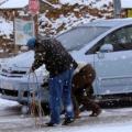 Χιόνια στην Ευρυτανία - &#039;Επιασαν δουλειά οι &quot;αλατιέρες&quot;