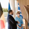 Την πρέσβειρα του Βελγίου στην Ελλάδα υποδέχθηκε ο Αντώνης Καράτζης