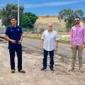 Oι κκ Αυγενάκης και Ζερβός(δεξιά) στο στάδιο Ελευθερίας.jpg
