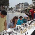 Απέραντη σκακιέρα έγινε χθες  η  πλατεία Ελευθερίας στο Ηράκλειο