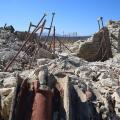 Ο κατεστραμμένος ναός του Προφήτη Ηλία
