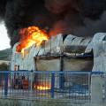 Πύρινος εφιάλτης στο εργοστάσιο τυποποίησης ελαιολάδου (imageonline)