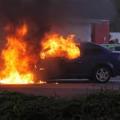 Αυτοκίνητο τυλίχθηκε στις φλόγες τη νύχτα στο Ηράκλειο
