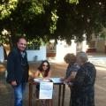 Μαζεύει υπογραφές στην Ιερά Μονή Παναγίας Καλυβιανής, ο Γιάννης Μιχελογιαννάκης