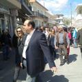 Επίσκεψη του συνδυασμού ΠΟΛΙΤΩΝ αυτοΔιοίκηση, στην Κεντρική αγορά του Πύργου