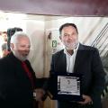 Το Δήμαρχο Ηρακλείου τίμησε η  Ελληνική Ομοσπονδία Καλαθοσφαίρισης 