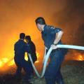 Υπό μερικό έλεγχο η φωτιά στο Τσούτσουρο