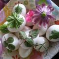  Πασχαλινά αυγά με σχέδια λουλουδιών