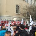 Κάτοικοι της Χαλκιδικής διαδηλώνουν έξω από το ΣτΕ κατά της εξόρυξης χρυσού