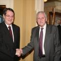 Συνάντηση Ν. Αναστασιάδη με τον πρόεδρο της ΔΗΜΑΡ Φ. Κουβέλη