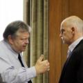 Μία φράση του Βενιζέλου για τη συνάντηση με τον Παπανδρέου 
