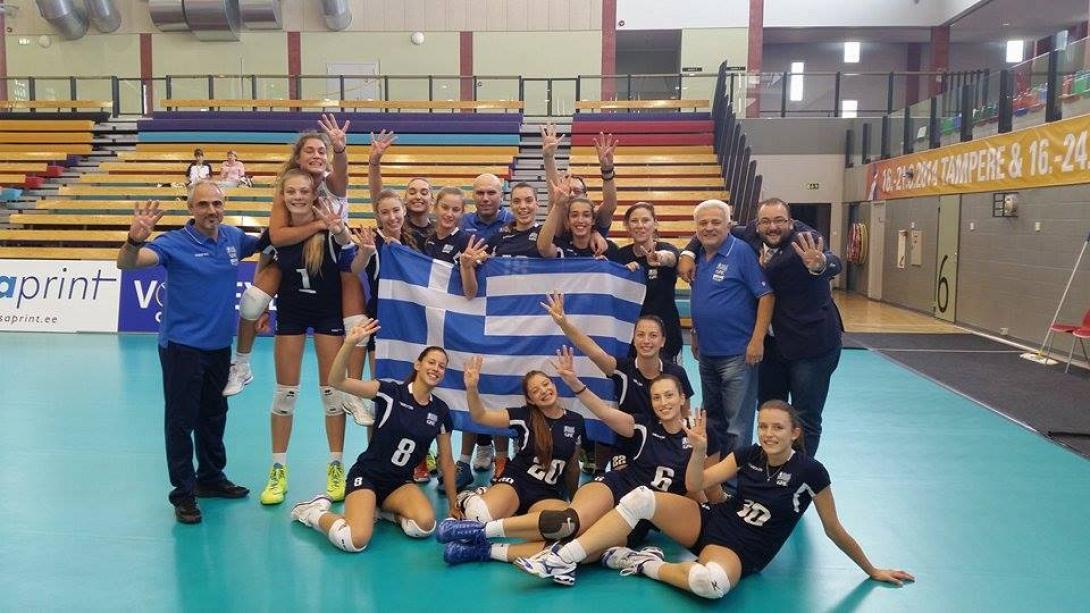Βόλει:  Στους 4 της Ευρώπης η εθνική νεανίδων