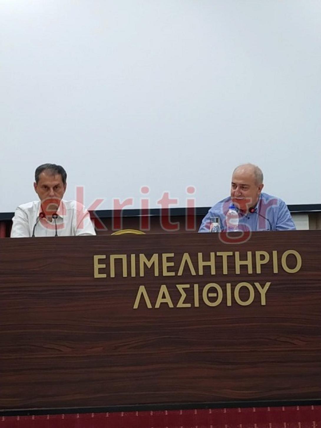 Χάρης Θεοχάρης επιμελητήριο λασιθίου 