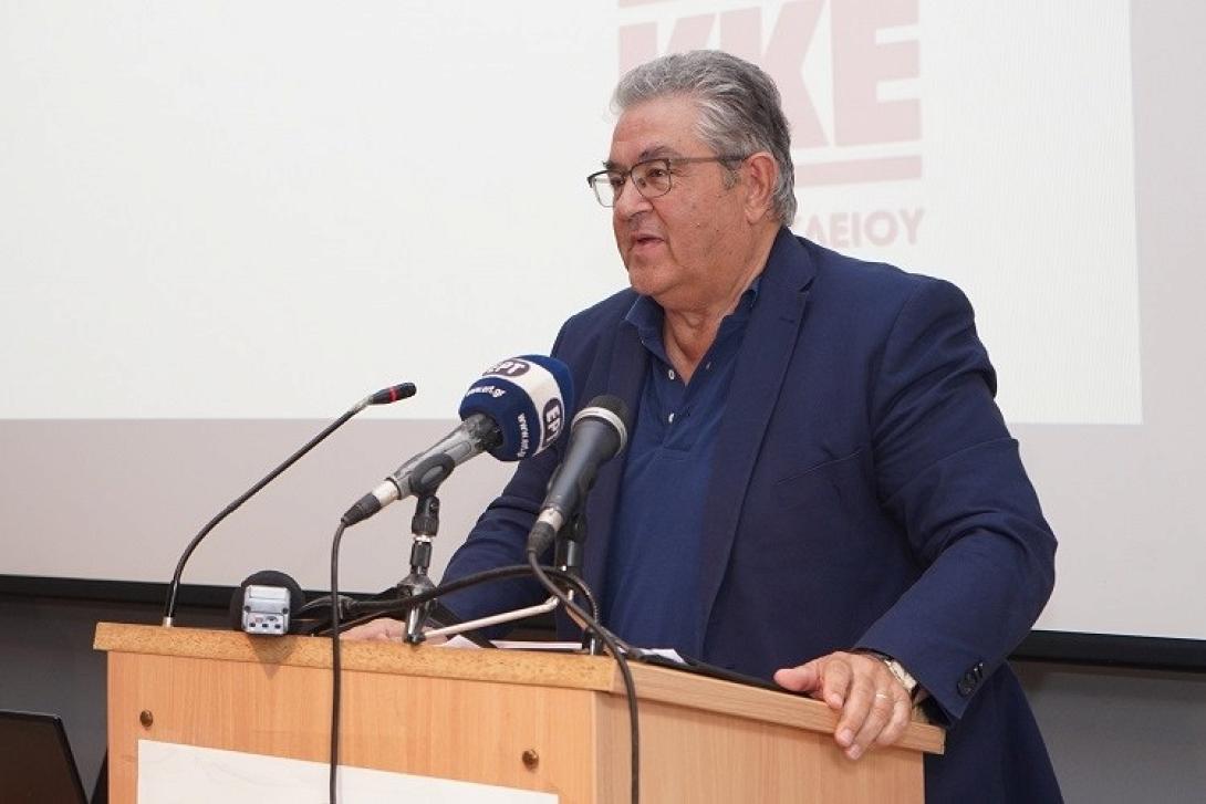Δημήτης Κουτσούμπας στο Ηράκλειο