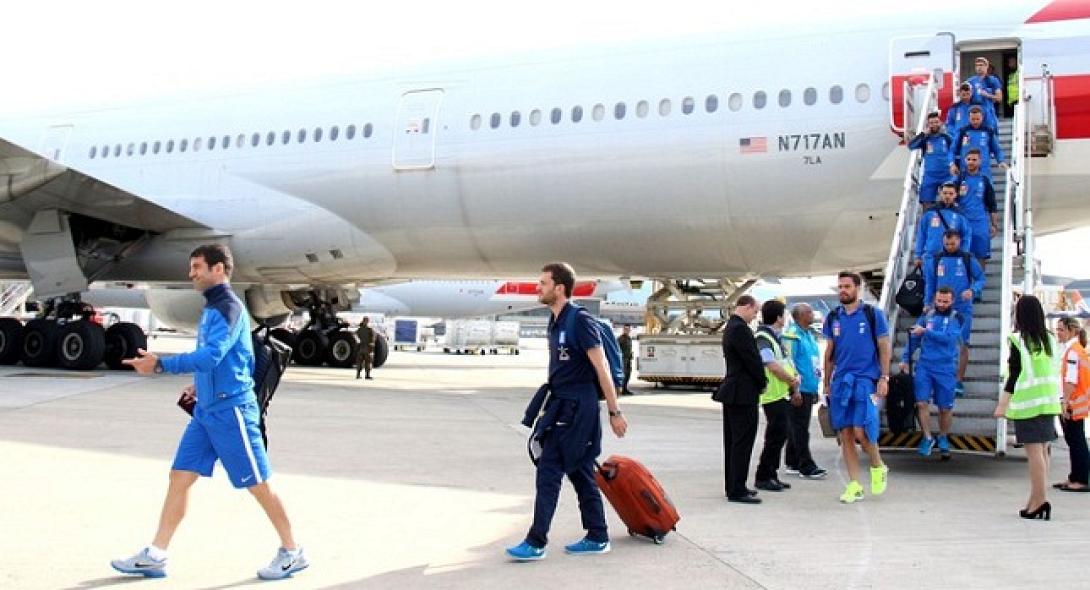 Έφτασε στη Βραζιλία η Εθνική