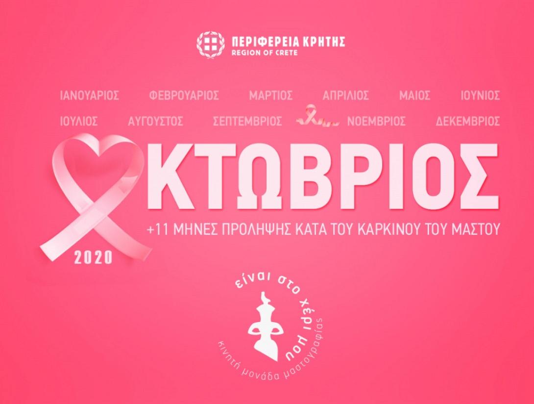 καρκίνος του μαστού - περιφέρεια κρήτης