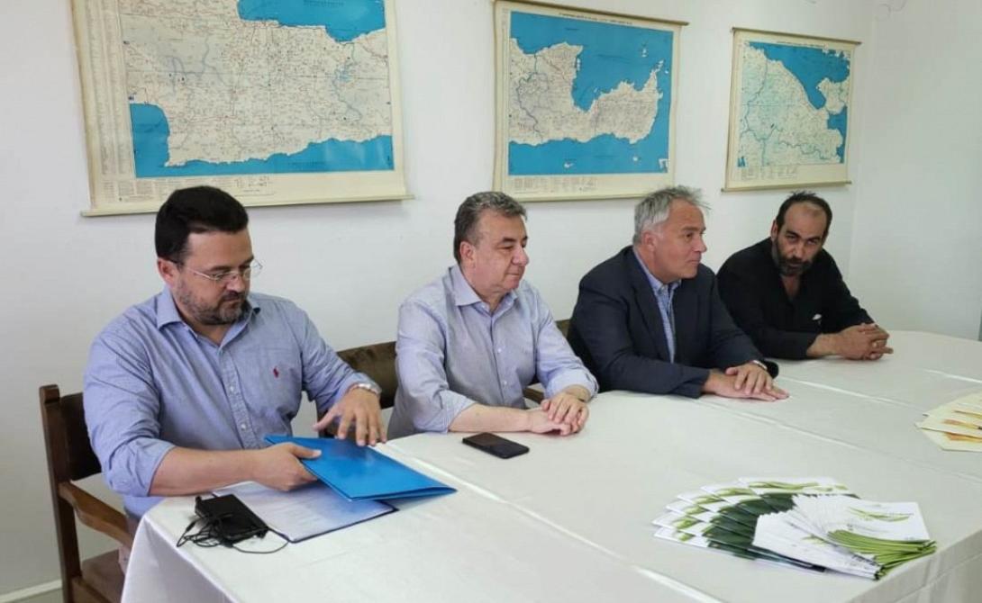Ο υπουργός Μάκης Βορίδης συμμετείχε σε σύσκεψη στο Ηράκλειο.