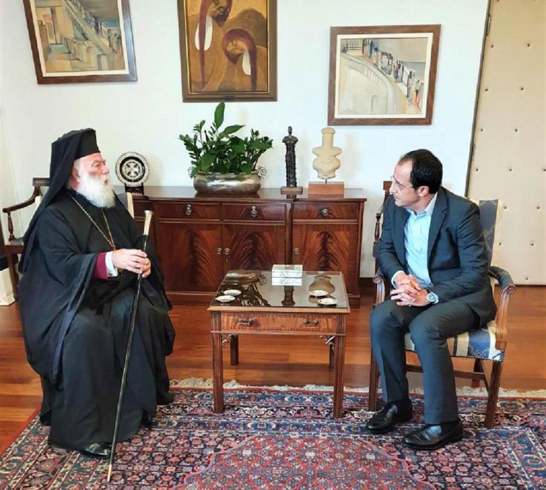 Πατριάρχης θεόδωρος - Νίκος Χριστοδουλίδης