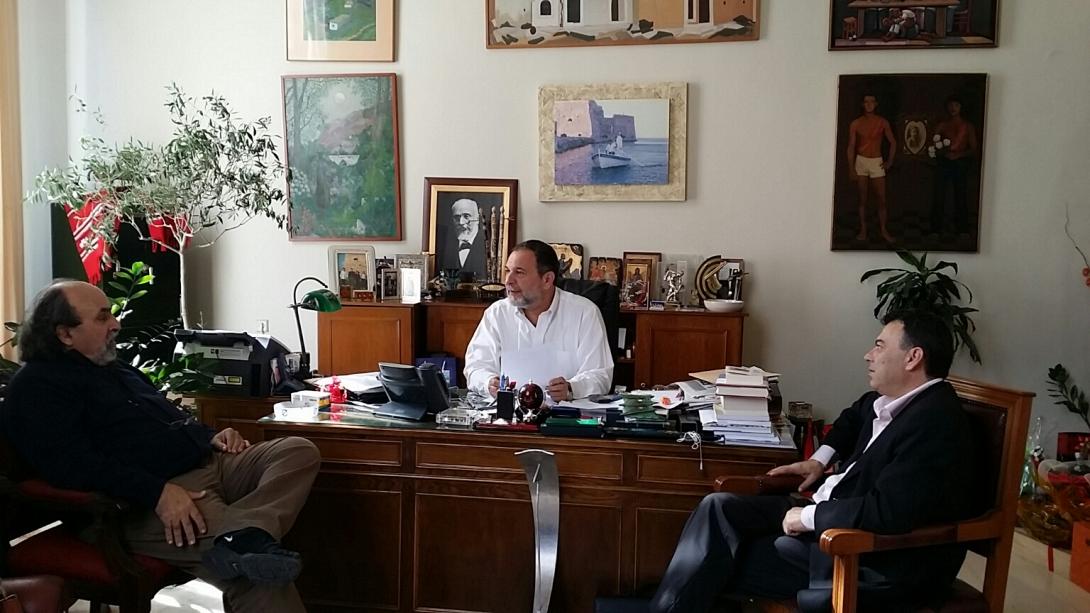 Για τον διεθνή ποδηλατικό γύρο Κρήτης, ενημερώθηκε ο δήμαρχος Ηρακλείου