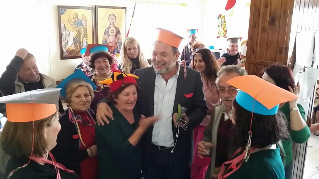 Κοντά στην τρίτη ηλικία βρέθηκε σήμερα ο δήμαρχος Ηρακλείου