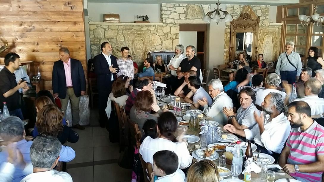 Με τους εργαζόμενους της ΔΕΥΑΗ ο Γ.Κουράκης