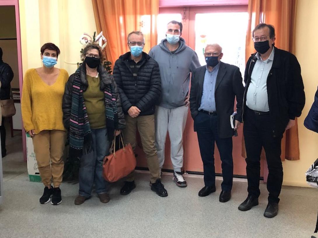 Επίσκεψη Θραψανιώτη Στο Ειδικό Σχολείο Ιεράπετρας