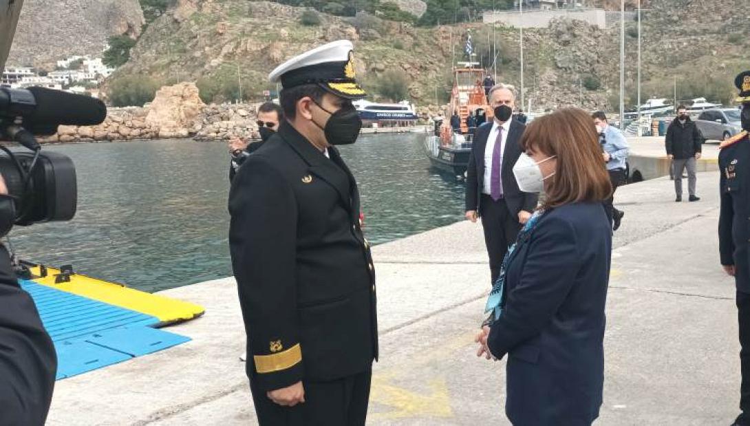 Στη Γαύδο η Πρόεδρος της Δημοκρατίας