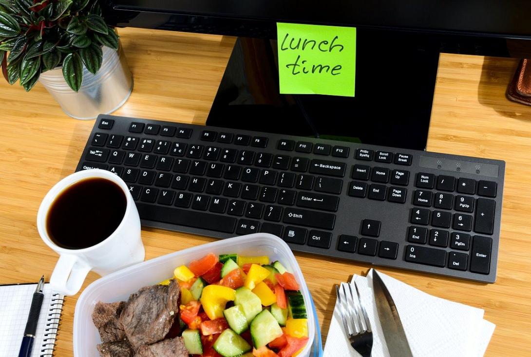 lunch break, lunch, food, office