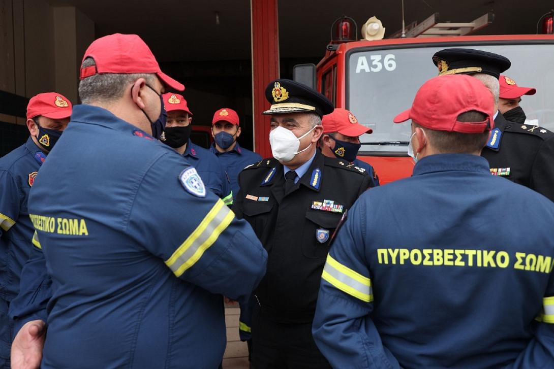 Στο Ηράκλειο ο Αρχηγός της Πυροσβεστικής