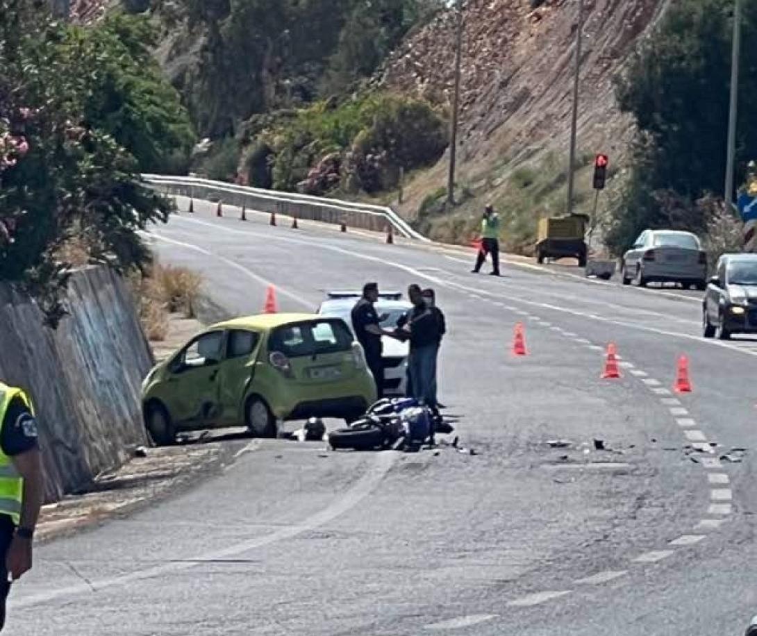 Σοβαρό τροχαίο με τραυματισμό μετά από σφοδρή σύγκρουση