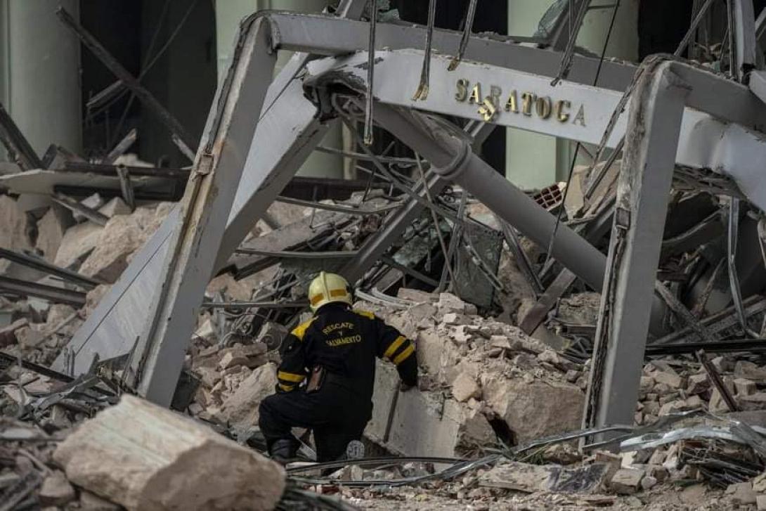 Cuba, explosion, hotel