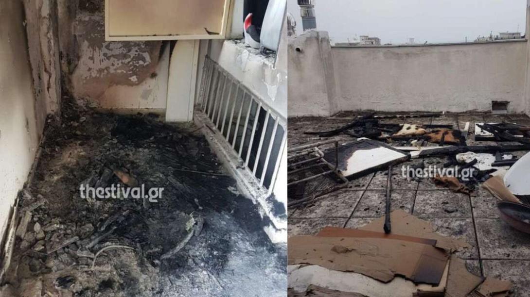 Κεραυνός έπεσε σε πολυκατοικία της Θεσσαλονίκης 
