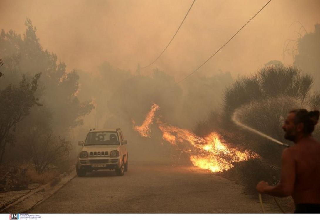 Φωτιά στην Πεντέλη