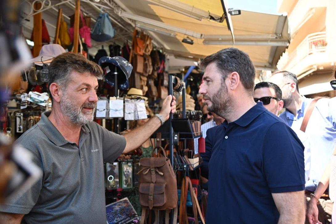 Νίκος Ανδρουλάκης: Περιοδεία, συναντήσεις και ομιλία στα Χανιά