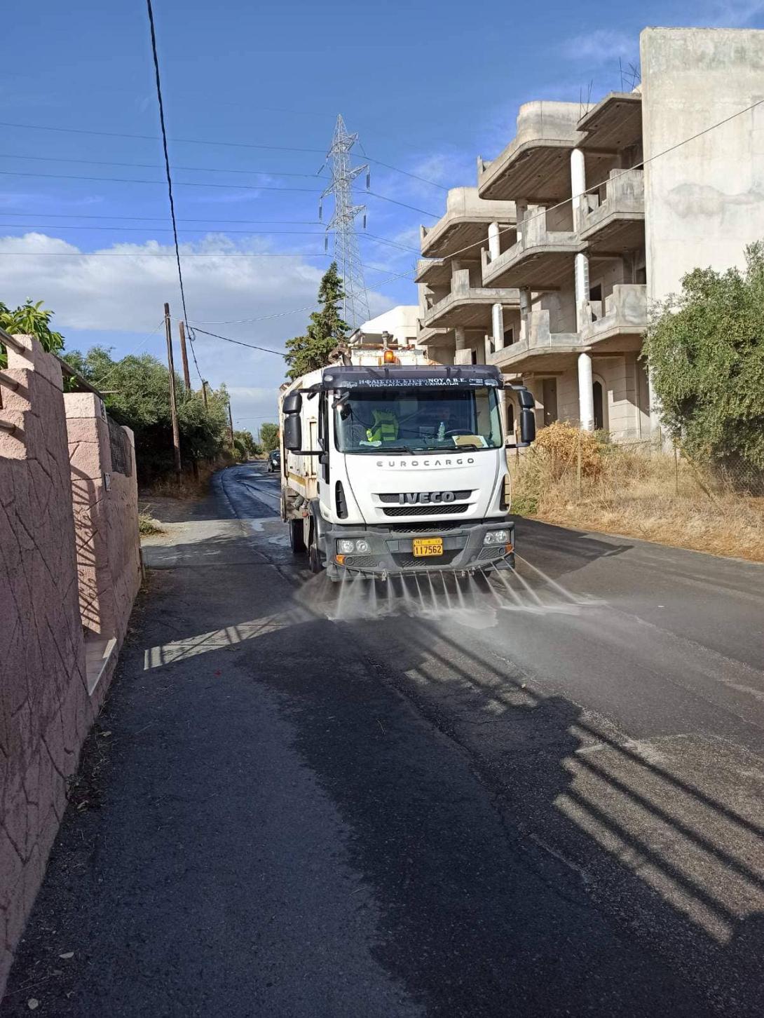 δημος ηρακλειου καθαριοτητα
