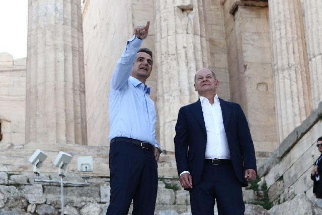 μητσοτάκης σολτς ακρόπολη