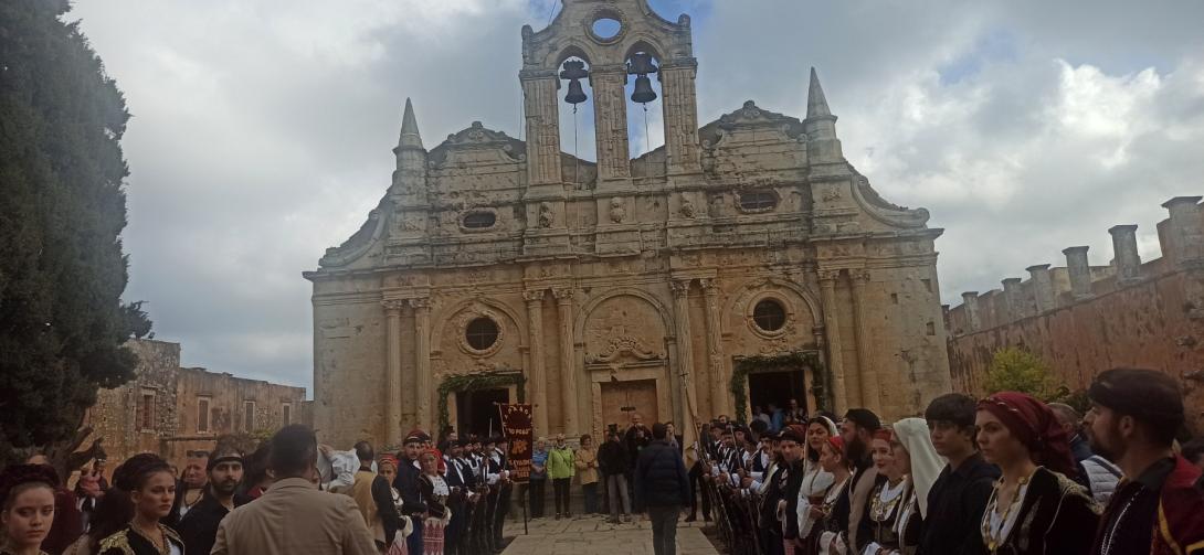 Ρέθυμνο: Με λαμπρότητα ο εορτασμός της Εθελοθυσίας του Αρκαδίου