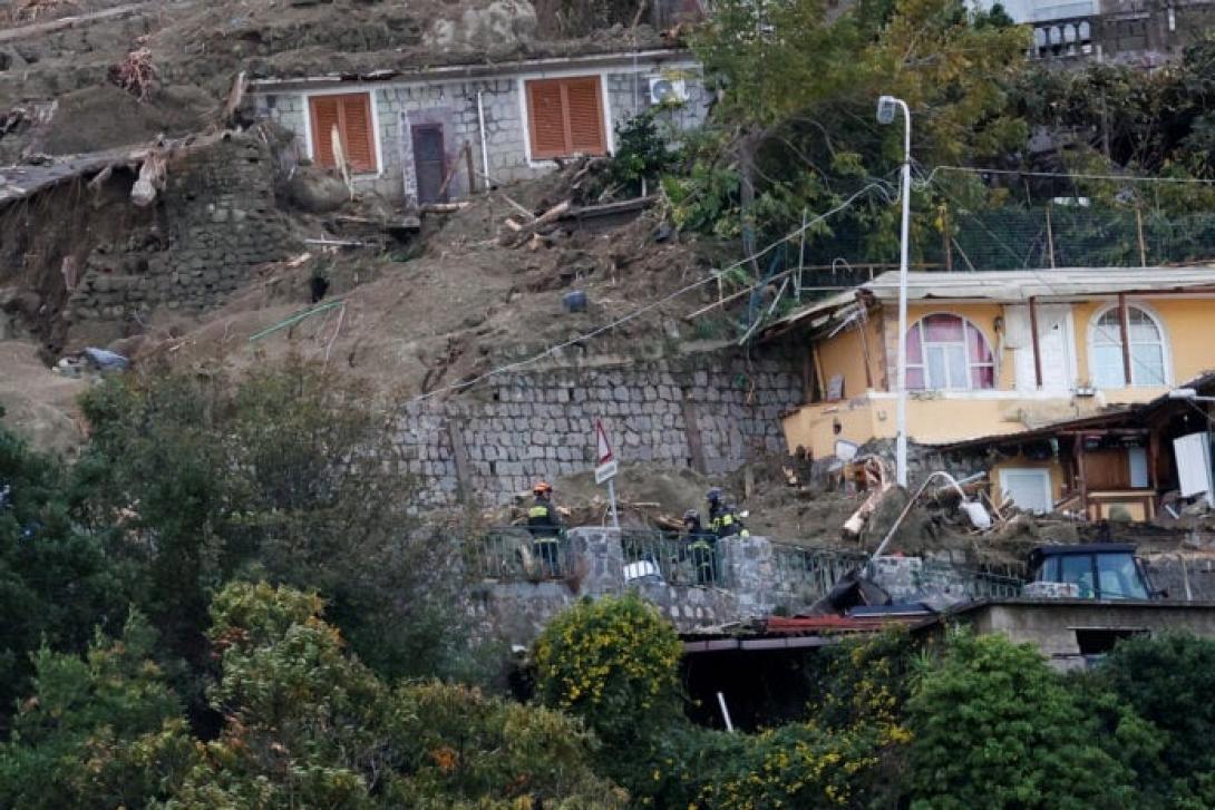 κατολίσθηηση στην Ιταλία