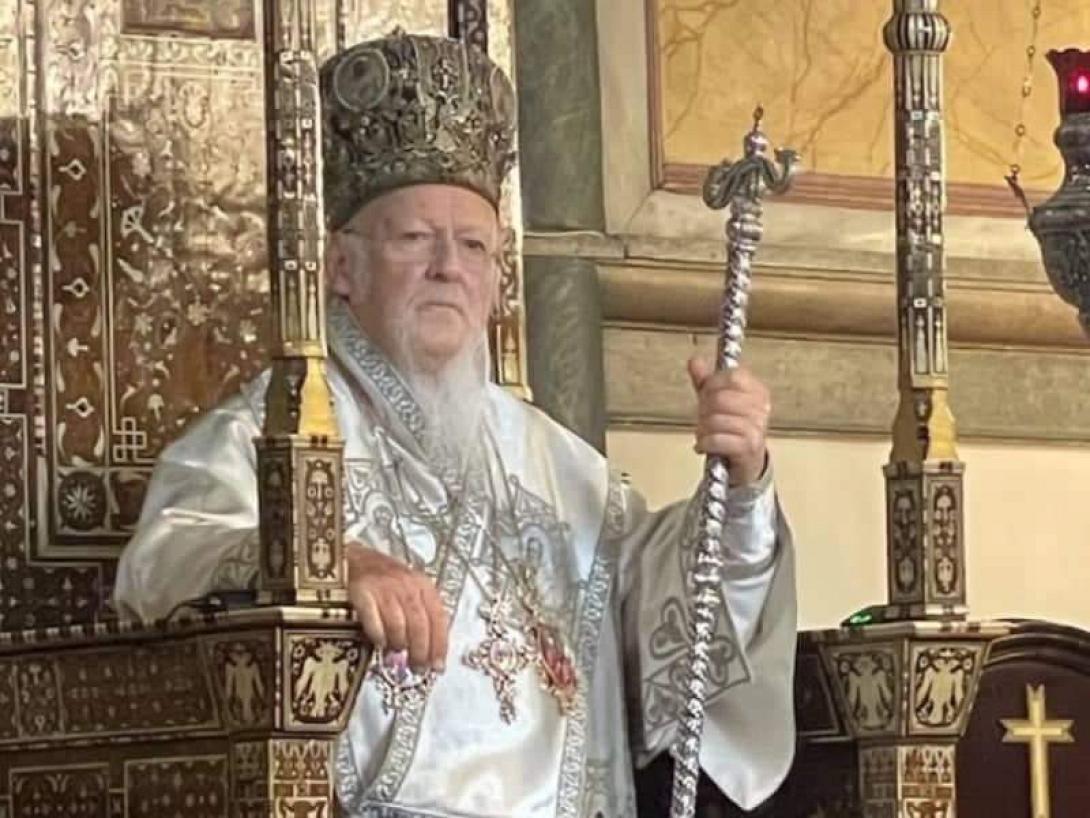 Ο Οικουμενικός Πατριάρχης Βαρθολομαίος Α'