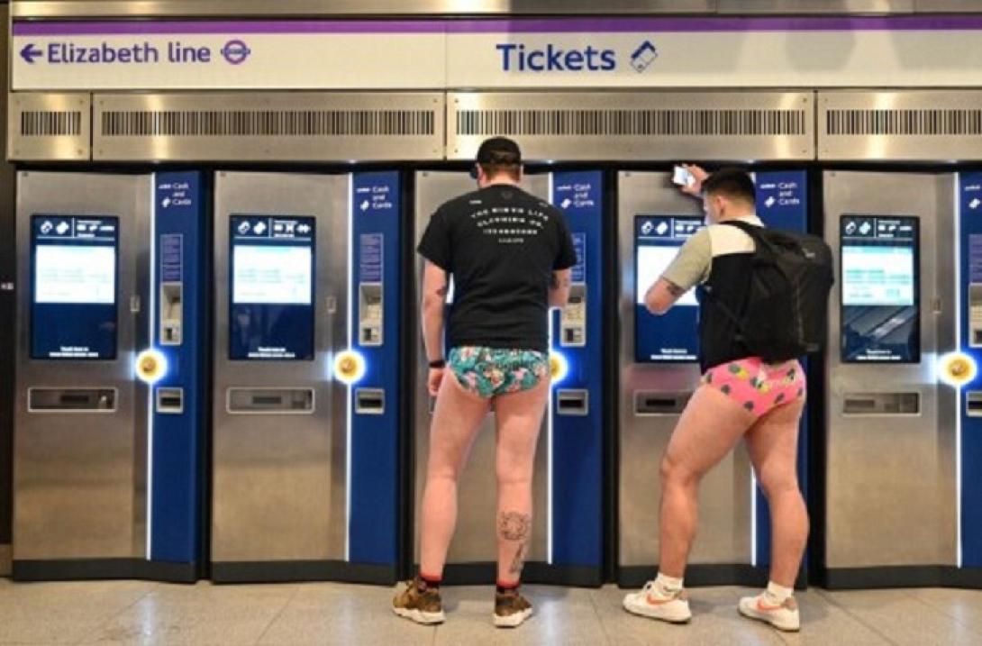 No Trousers Tube Ride