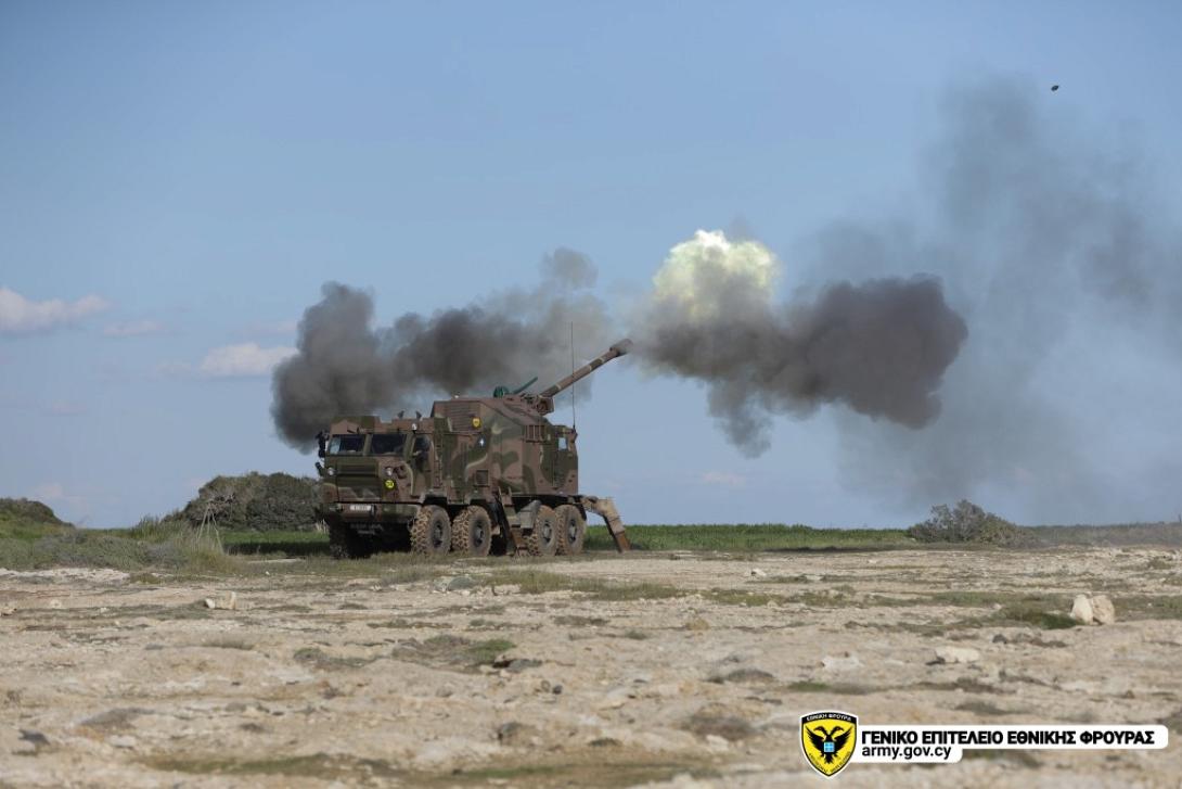 Βολές Μονάδων Πυροβολικού της Εθνικής Φρουράς