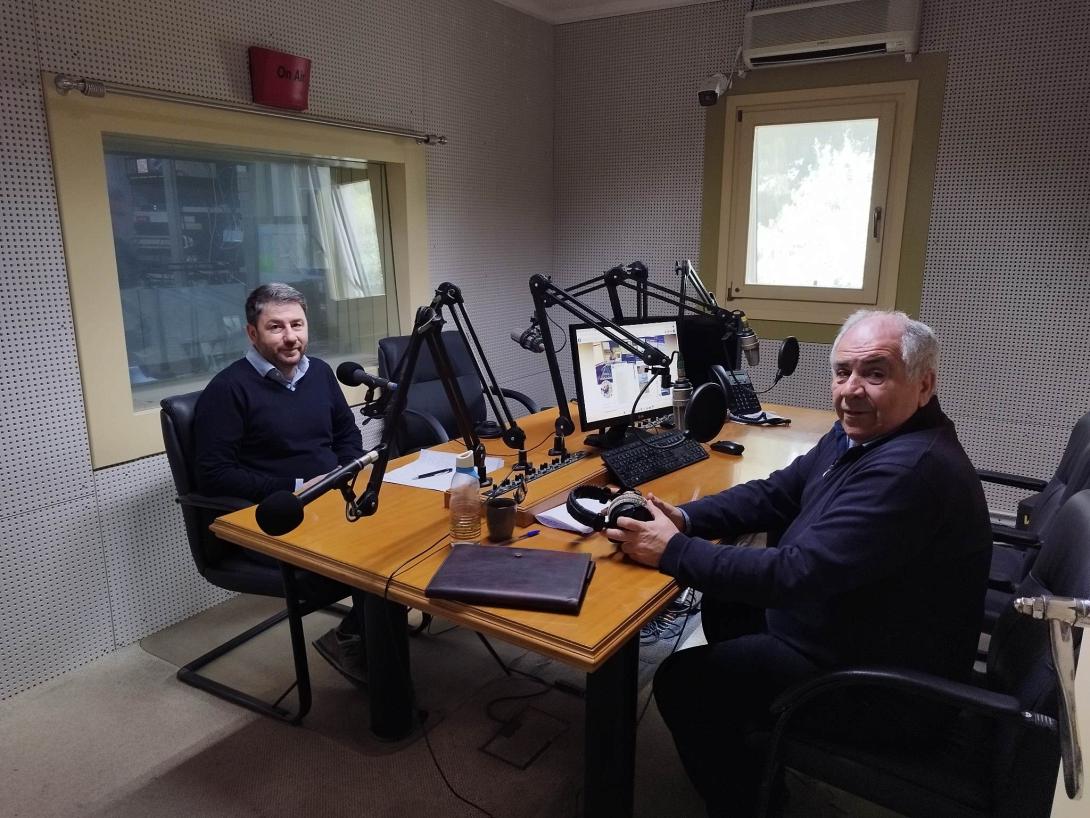 Ο Νίκος Ανδρουλάκλης στο Ράδιο Κρήτη