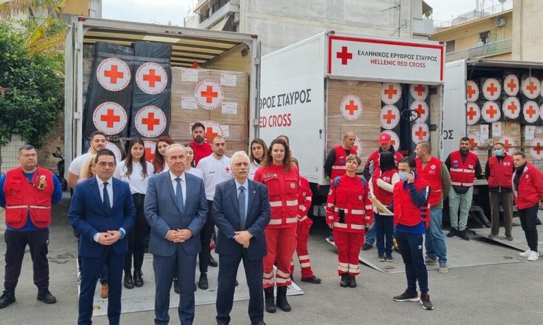 ΕΡΥΘΡΟς ΣΤΑΥΡΟς  - ΒΟΗΘΕΙΑ ΣΕΙΣΜΟΠΑΘΕΙς ΤΟΥΡΚΙΑς