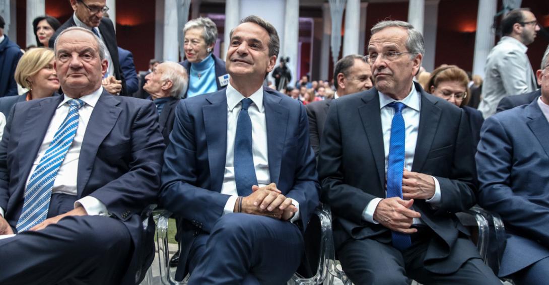  Μήνυμα νίκης από Σαμαρά, Καραμανλή και Μητσοτάκη στην εκδήλωση της ΝΔ